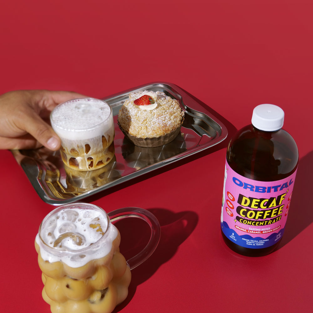 Orbital liquid decaf cold brew concentrate