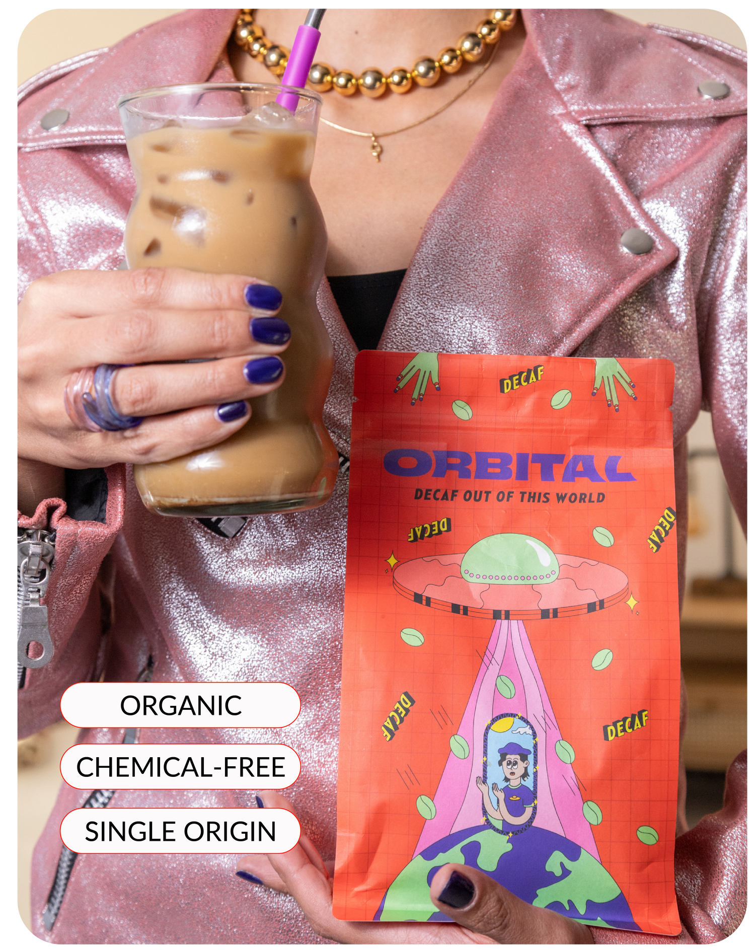 Organic, chemical-free and single origin decaf coffee beans from Colombia.