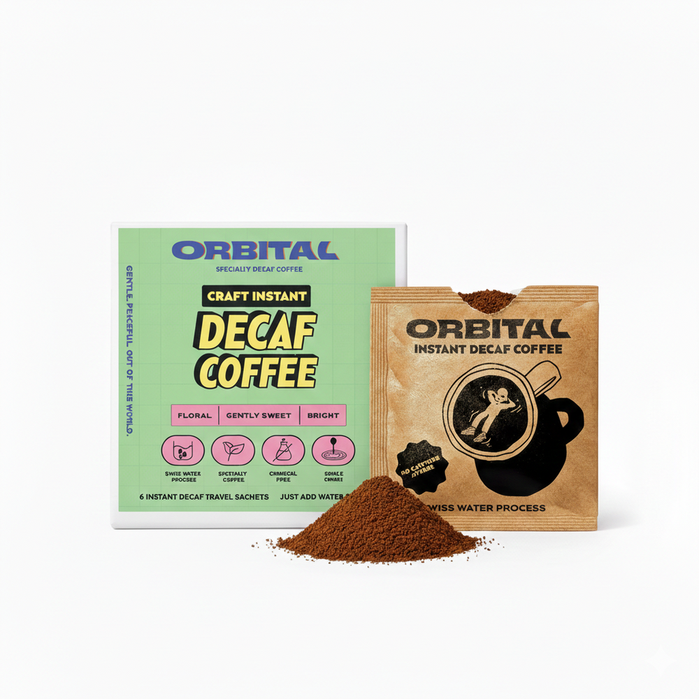Instant Decaf Coffee Sachets 6 Pack