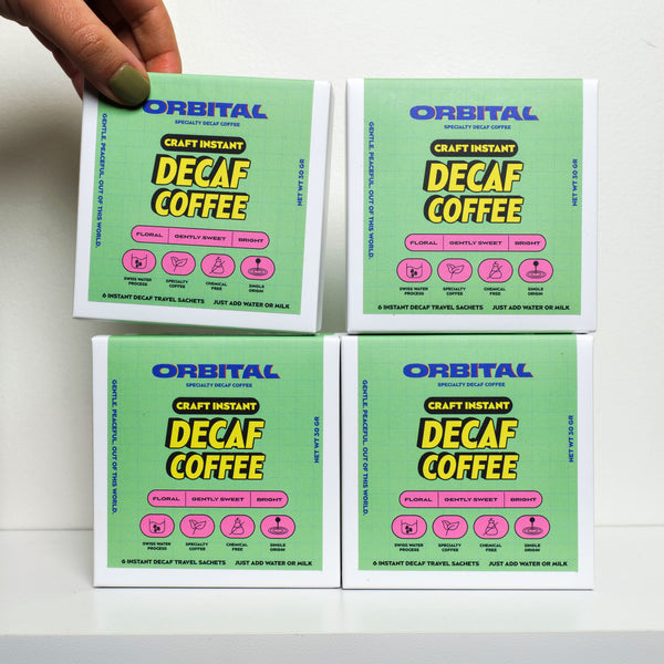 Instant Decaf Coffee Sachets 6 Pack