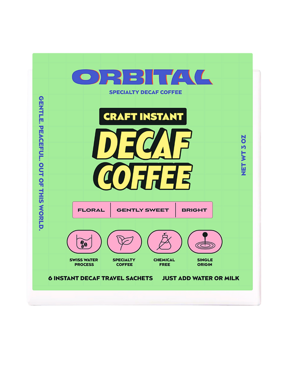 Instant Decaf Coffee Sachets 6 Pack